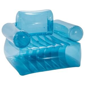 Intex Transparent Armchair Blue