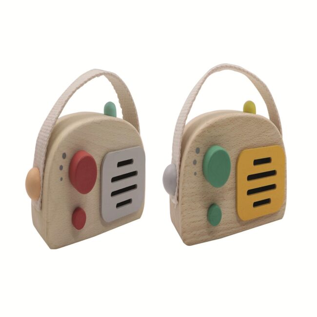 L23524-2 Wooden Radio Music Box Spring Song in UAE - view 4