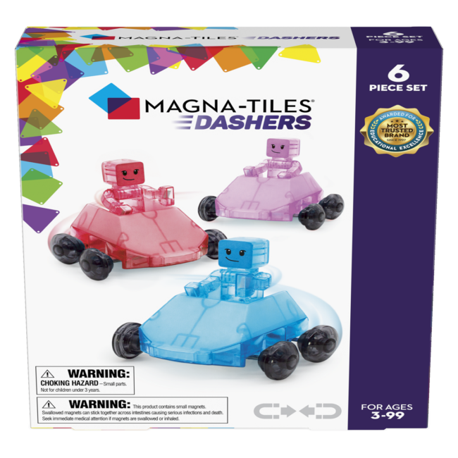 MagnaTiles-Dashers_6pc-Carton_Angle-f-StraightOn-Update MAGNATILES Dashers 6 Piece Set in UAE - view 4