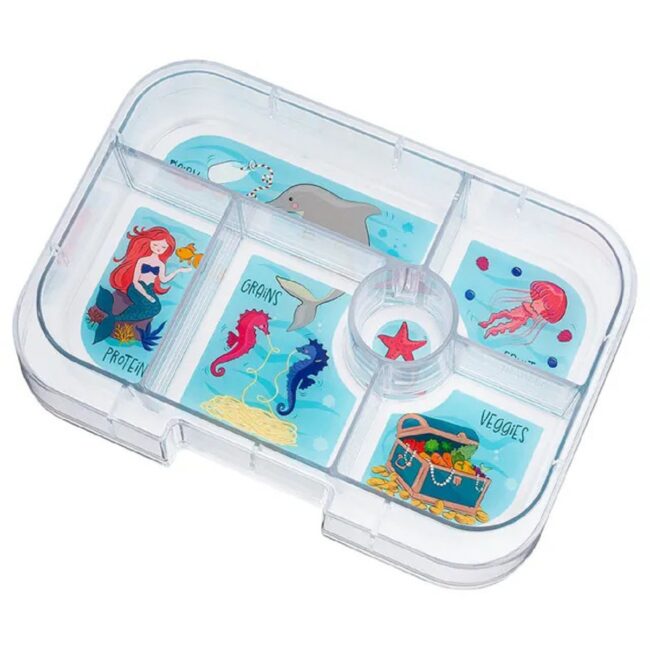 Yumbox Mermaid Original 6 Compartments Tray in UAE