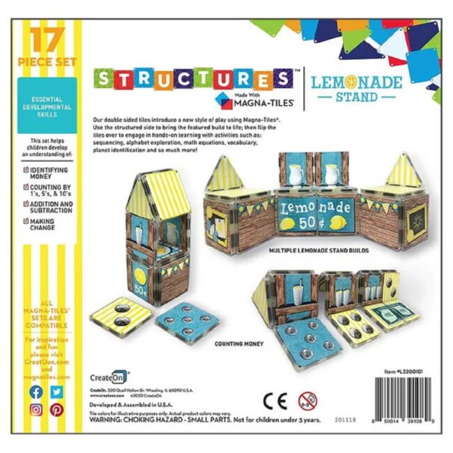 TYB-LS200101 CreateOn Dollars and Cents Lemonade Stand in UAE