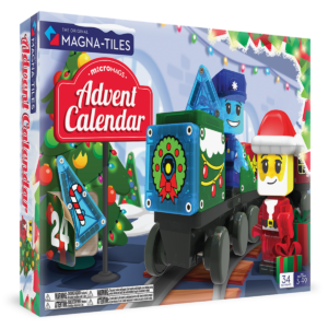 MAGNATILES Advent Calendar 34Piece Magnetic Construction Set