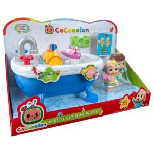Cocomelon Musical Bathtub Playset