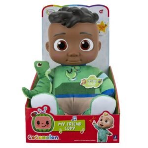 Cocomelon Plush Doll Roto My Friend Cody With Dinosaur 28 cm
