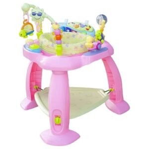 Moon Baby Jumper Activity Center with Adjustable Seat Pink
