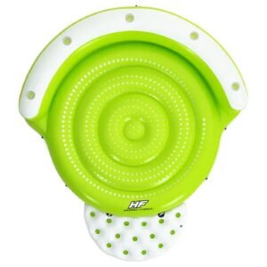 Bestway Hydroforce Kick Back Lounger 277x262cm Inflatable Pool Float Green