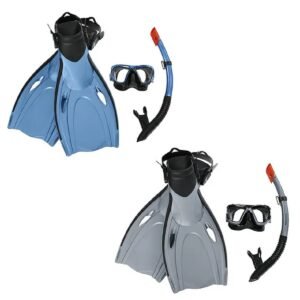 Bestway HydroPro Snorkle And Fin Set SM Color May Vary 1pc