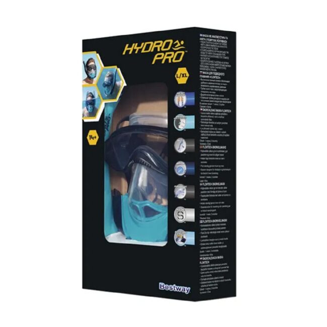 2 Bestway HydroPro Flowtech FullFace Snorkeling Mask LXL in UAE - view 2