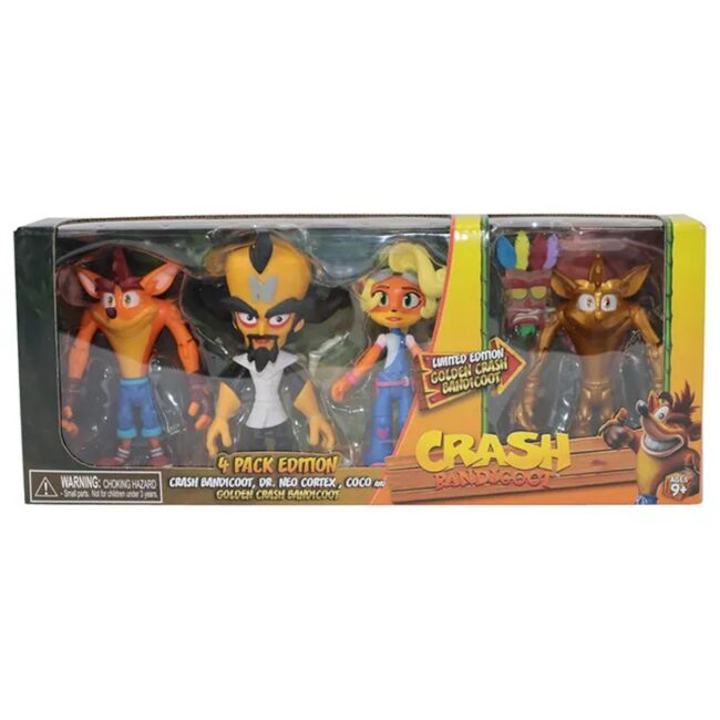 Crash Bandicoot Action Figure 4pcs 45Inch in UAE