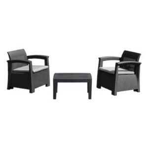 Desert Ranger Kyoto Garden Chair and Table Set 2 Person