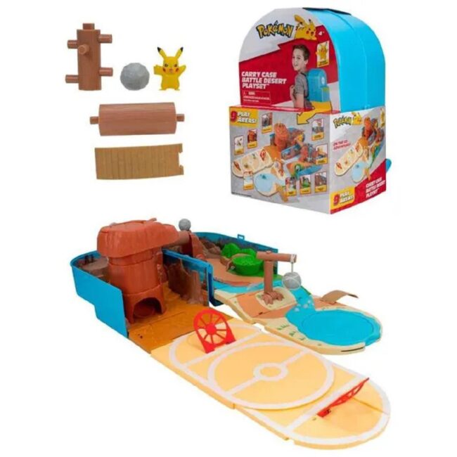 2836 Pokemon Cary Case Battle Desert Playset 6 Pcs in UAE - view 2