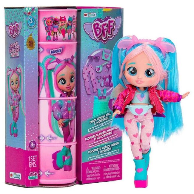3 BFF Cry Babies Doll Bruny 8Inch in UAE