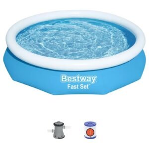 Bestway Fast Set Fill Rise Pool 3200L Blue