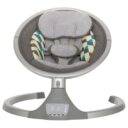 Dream On Me Zazu Baby Swings Chair with 2 Toys Grey Blue in UAE