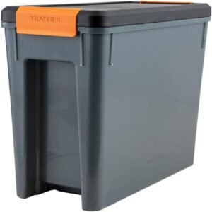 Traeger Staydry Pellet Storage Bin with Lid 22 lb Capacity