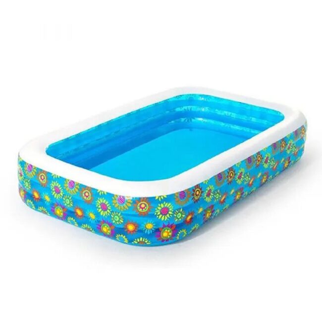 54121 Bestway Happy Flora Kiddie Pool Blue in UAE