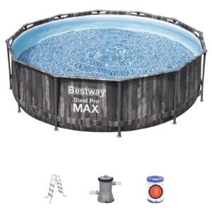 Bestway Pool set Steelpro Max 366x100cm Black