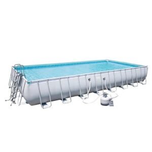 Bestway Power Steel Rectangular Pool Set 956x488x132cm