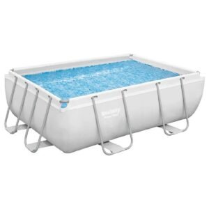 Bestway Power Steel Rectangular Pool Set 282x196x84cm White