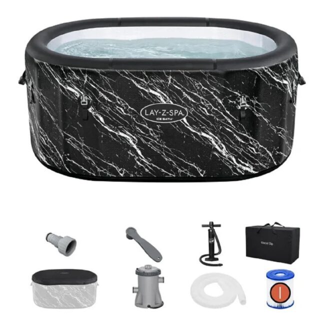6002Q.2 Bestway Lay Z Spa Glacial Dip Portable Ice Bath Tub Black in UAE - view 2