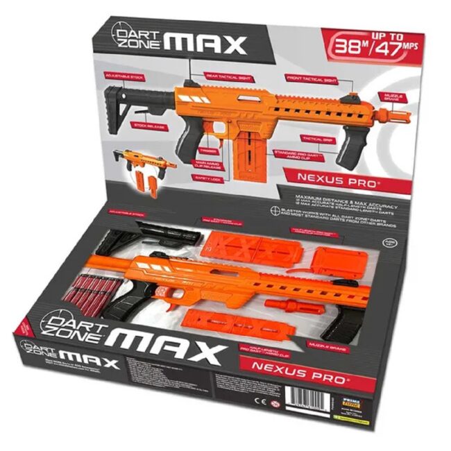 6100-EU.5 Dart Zone Max Nexus Pro Ultimate DartBlaster Series Orange in UAE - view 5