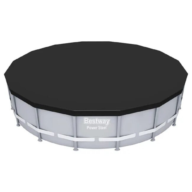 7 Bestway Steel Pool Cover 488cm Black in UAE - view 2