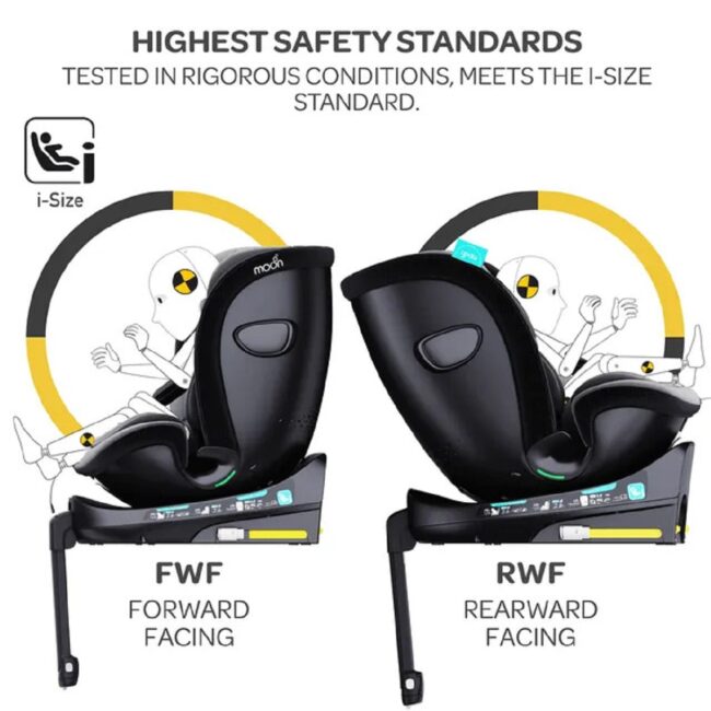 8905039232427.2 MOON GYRO PRO Plus Car SeatGrey in UAE - view 5