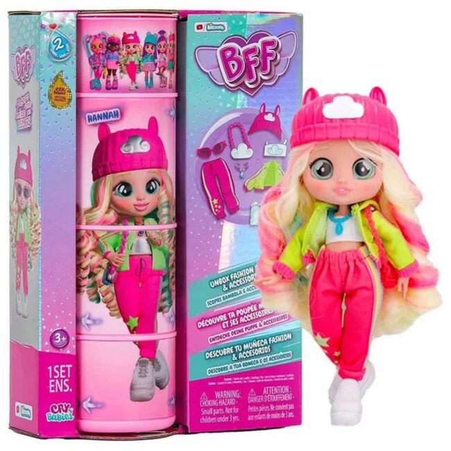 908406.4 BFF Cry Babies Doll Hanna 8Inch in UAE