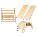 Ezzro Toddler Climbing Set Natural Large in UAE