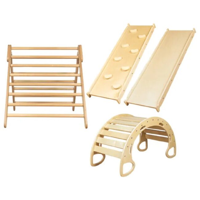 946793824321 Ezzro Toddler Climbing Set Natural Large in UAE
