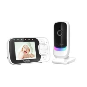 Hubble Nursery View Glow 28 Baby Video Monitor White