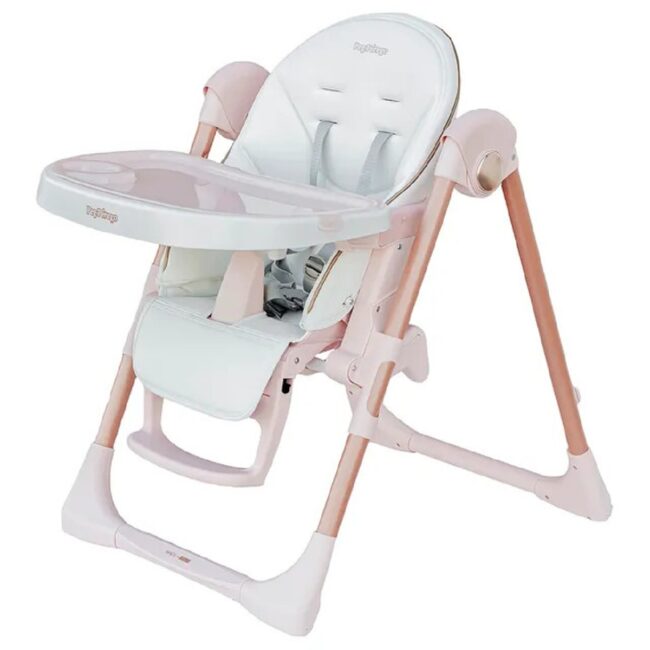 BBG-IH01000000BL00.4 Peg Perego Prima Pappa Follow Me Mon Amour HighchairPink in UAE - view 2