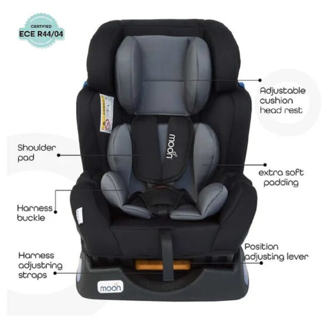 BBG-MNBGCBK01.3 MOON Sumo BabyInfant Car Seat Group 01 2 Black in UAE - view 3