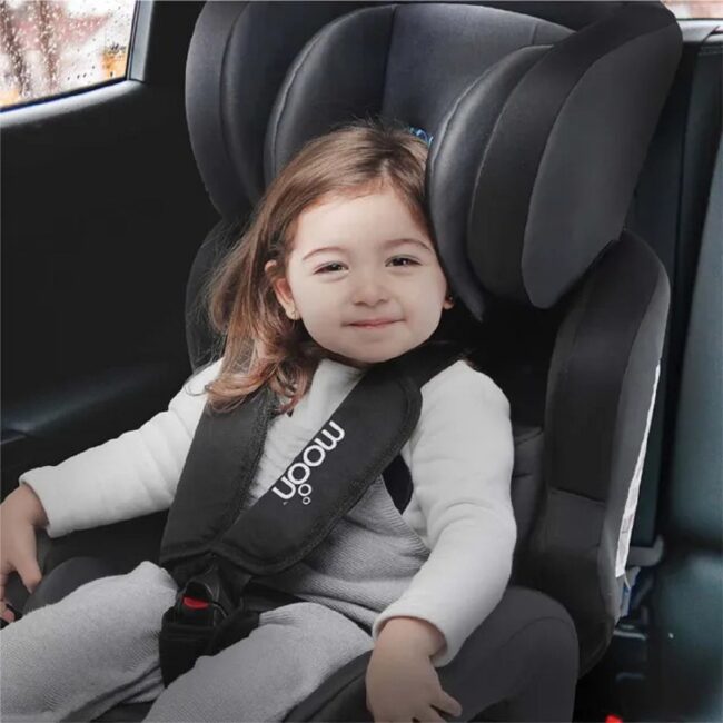 BBG-MNBGCBK03.1 MOON Tolo BabyKids Car Seat 9M To 12 Years Upto 36 Kg Black in UAE - view 3