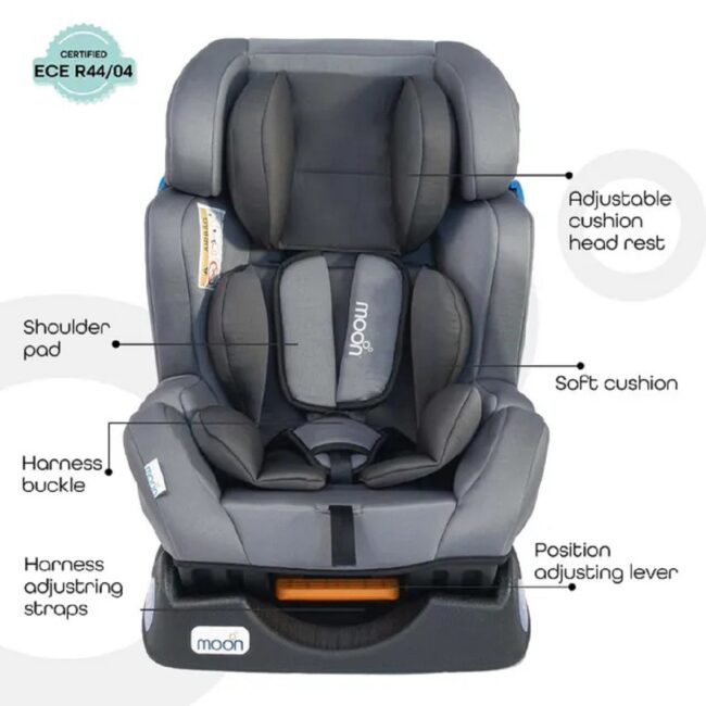 MOON Sumo BabyInfant Car Seat Up to 25kg Grey in UAE - view 2