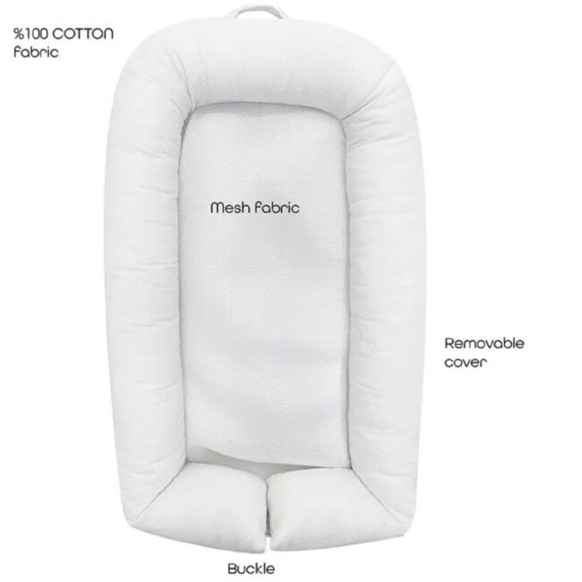 BBG-MNBPSOG02.2 Moon Organic Baby Nest White in UAE - view 2