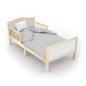 Moon Wooden Toddler Bed 143x73x60 Natural wood