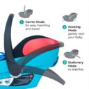 Moon Bibo Max Carrier Car Seat with Adjustable Canopy Green in UAE - view 2