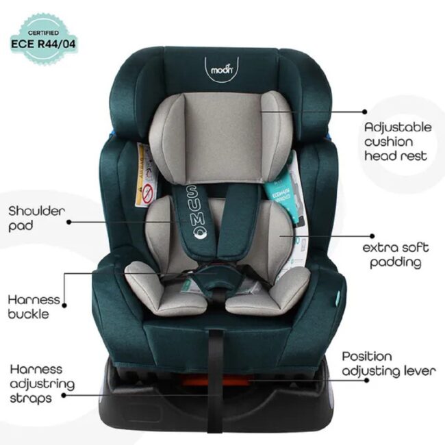 BBG-MNNCSMT69.3 Moon Sumo Car Seat Group 012 Green in UAE - view 3