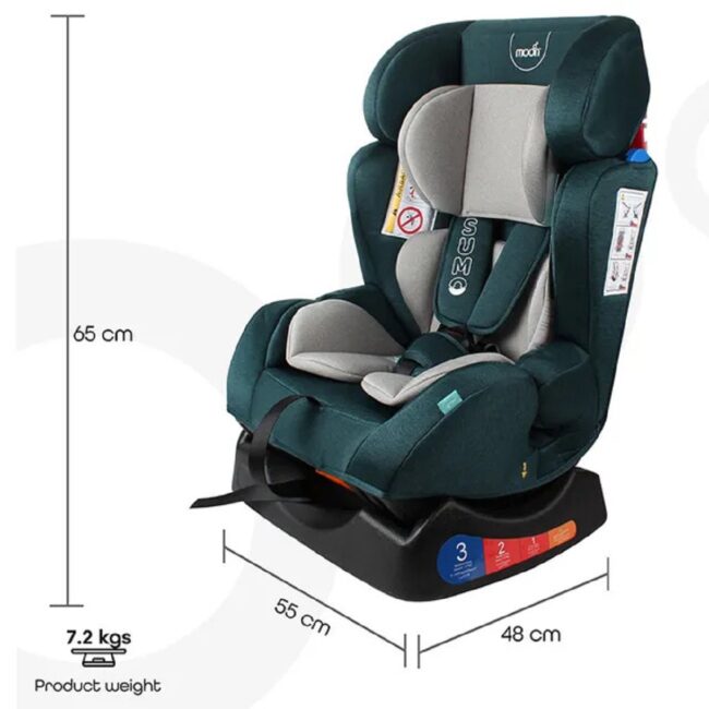 BBG-MNNCSMT69.4 Moon Sumo Car Seat Group 012 Green in UAE - view 2