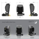 Moon Folda Go Ece ISize Foldable Car Seat With Isofix Grey in UAE - view 5