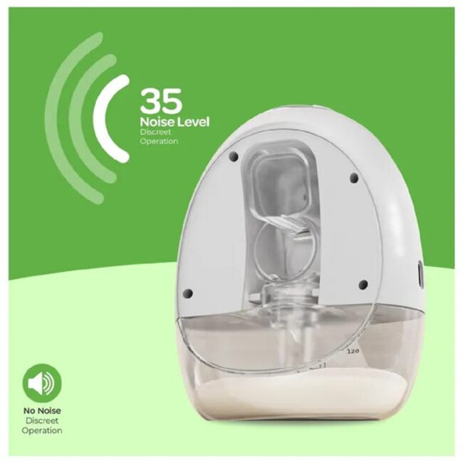 BBG-MNNSBP02.4 Moon Wearable HandsFree Breast Pump White 150 ml in UAE - view 5