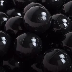 Meow 100 Black Plastic Balls For Kids