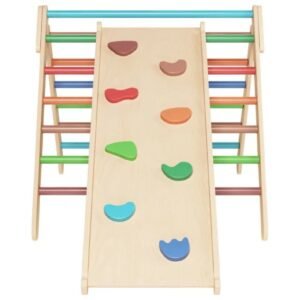Ezzro Rainbow Large Foldable Climbing Triangle With Duo Board