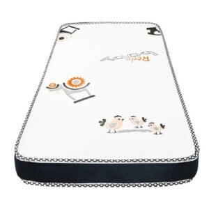 MOON Crib Toddler Bed Mattress with Print 70x140x12cm