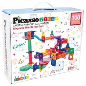 Picasso Tiles Magnetic Marble Run Set 100pcs