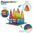 Picasso Tiles Magnetic Building Bricks And Tiles 333 Pcs in UAE - view 3