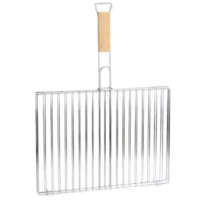 jpg Paradiso Metal Double Rectangular Grill Grid 40 x 29 cm in UAE