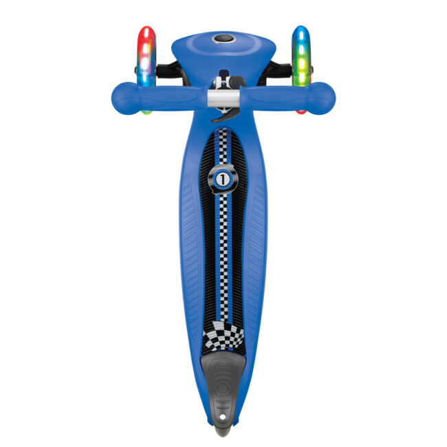 434-100.2 GLOBBER PRIMO FOLDABLE FANTASY LIGHTS SCOOTER NAVY BLUERACING in UAE - view 2