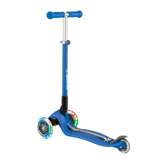 434-100.5 GLOBBER PRIMO FOLDABLE FANTASY LIGHTS SCOOTER NAVY BLUERACING in UAE - view 5